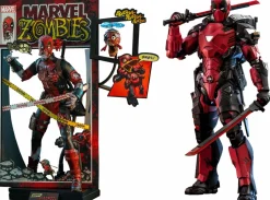 Deadpool - Zombie Deadpool & Armorized Deadpool Armorized Warrior Collection 1/6th Scale Hot Toys Action Figure Bundle (Set of 2)