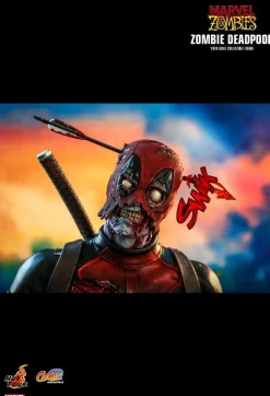 Deadpool - Zombie Deadpool & Armorized Deadpool Armorized Warrior Collection 1/6th Scale Hot Toys Action Figure Bundle (Set of 2)