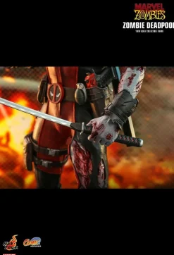 Deadpool - Zombie Deadpool & Armorized Deadpool Armorized Warrior Collection 1/6th Scale Hot Toys Action Figure Bundle (Set of 2)