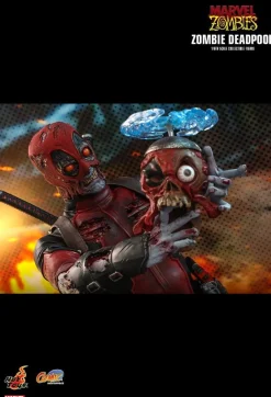 Deadpool - Zombie Deadpool & Armorized Deadpool Armorized Warrior Collection 1/6th Scale Hot Toys Action Figure Bundle (Set of 2)