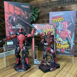 Deadpool - Zombie Deadpool & Armorized Deadpool Armorized Warrior Collection 1/6th Scale Hot Toys Action Figure Bundle (Set of 2)