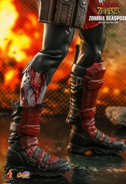 Deadpool - Zombie Deadpool & Armorized Deadpool Armorized Warrior Collection 1/6th Scale Hot Toys Action Figure Bundle (Set of 2)