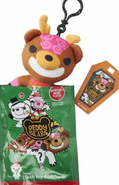 Deddy Bears - Christmas Edition Deddy Bears Mystery Mini Blind Bag Plush Clip-On (Single Unit)
