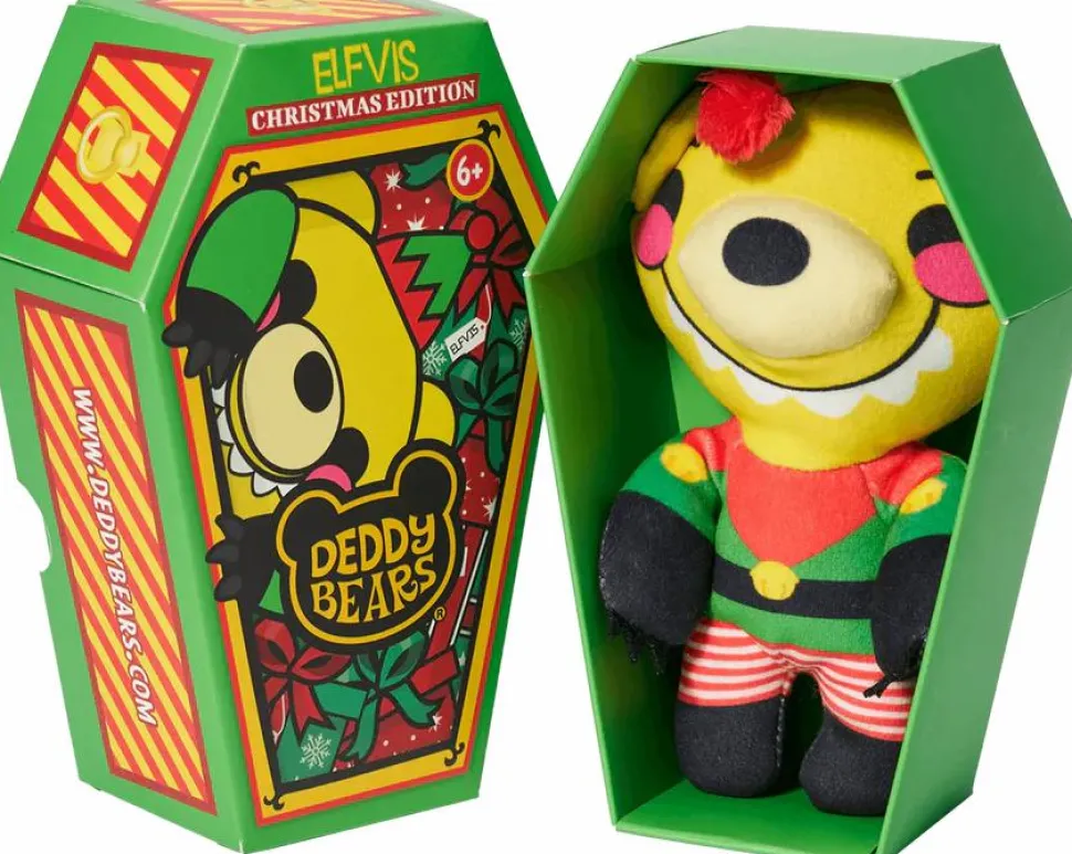 Deddy Bears - Elfvis in Coffin Christmas Edition 5" Plush