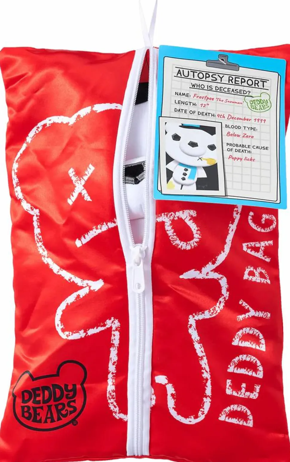 Deddy Bears - Frostpee 'The Snowman' in Body Bag Christmas Edition 12" Plush