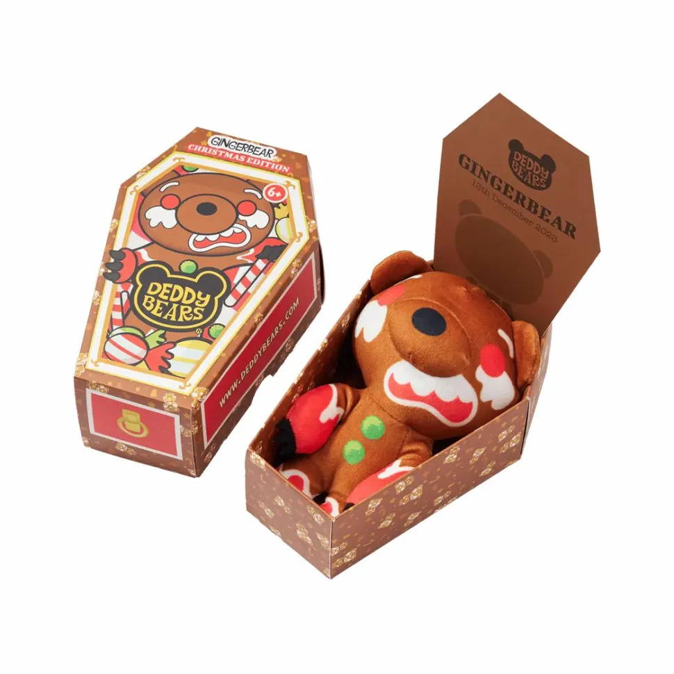 Deddy Bears - Gingerbear in Coffin Christmas Edition 5" Plush