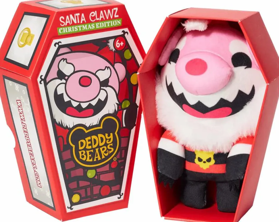 Deddy Bears - Santa Clawz in Coffin Christmas Edition 5" Plush