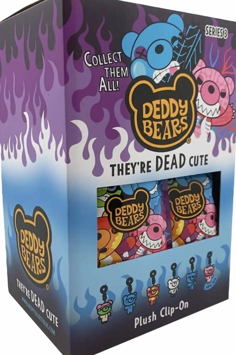 Deddy Bears - Series 3 Deddy Bears Mystery Mini Blind Bag Plush Clip-On (Display of 20)
