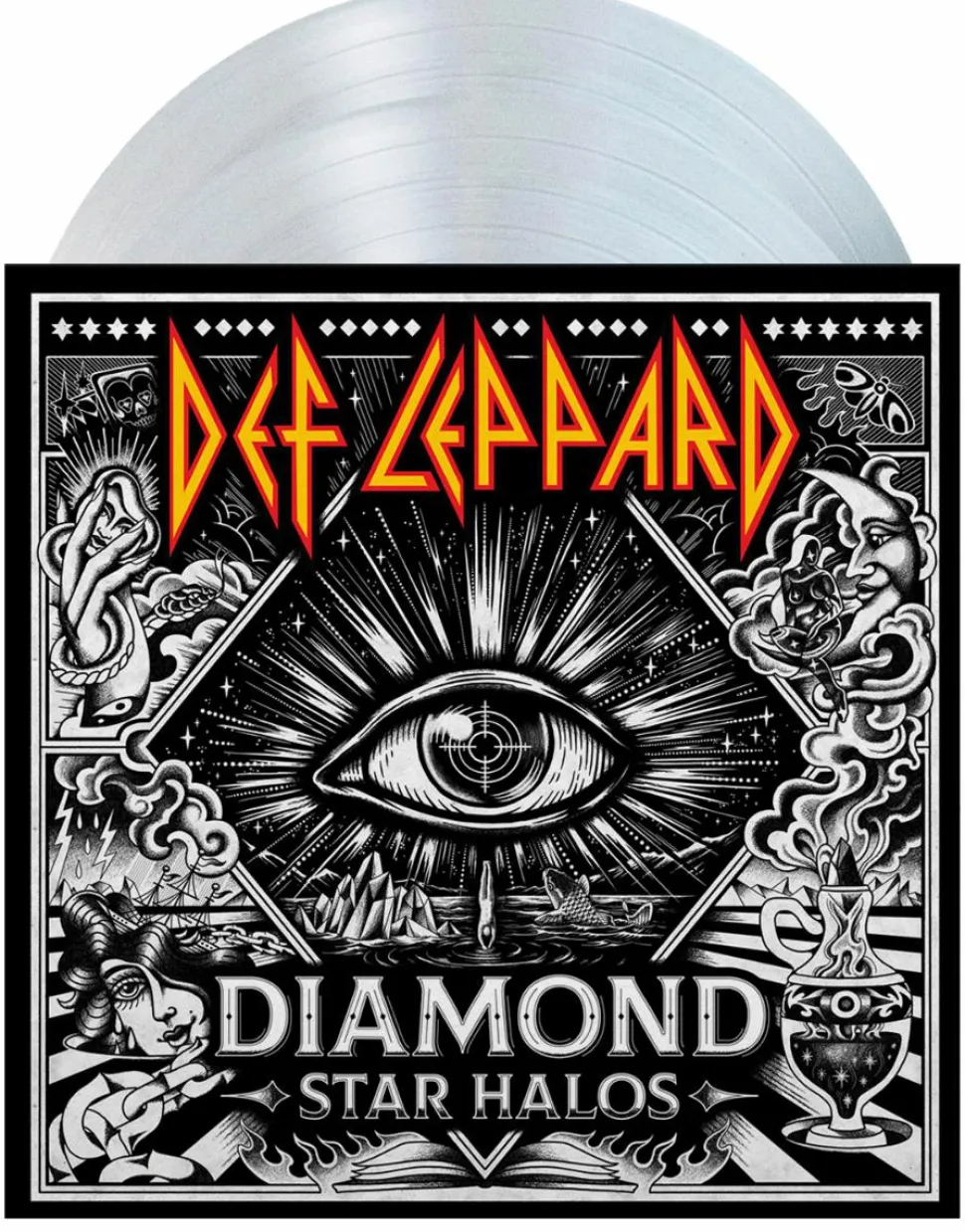 Def Leppard - Diamond Star Halos 2xLP Vinyl Record (Indie Exclusive Clear Vinyl)