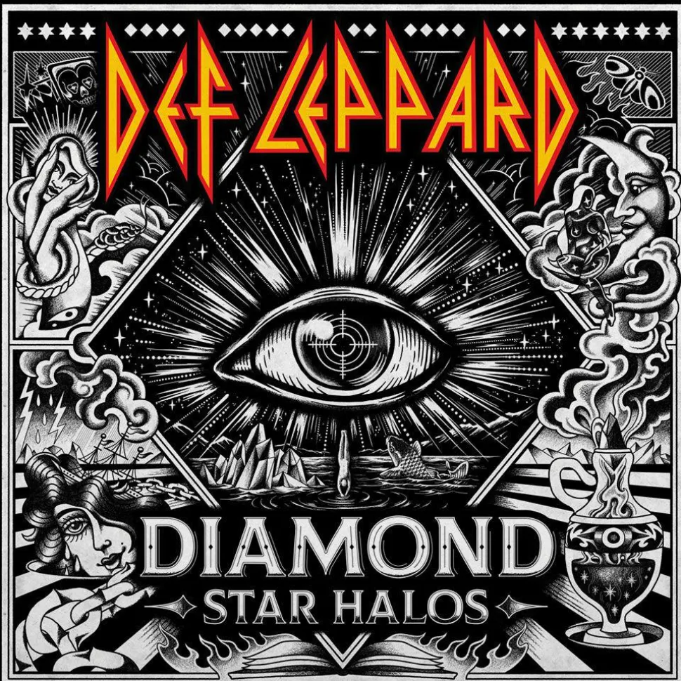 Def Leppard - Diamond Star Halos 2xLP Vinyl Record (Indie Exclusive Clear Vinyl)