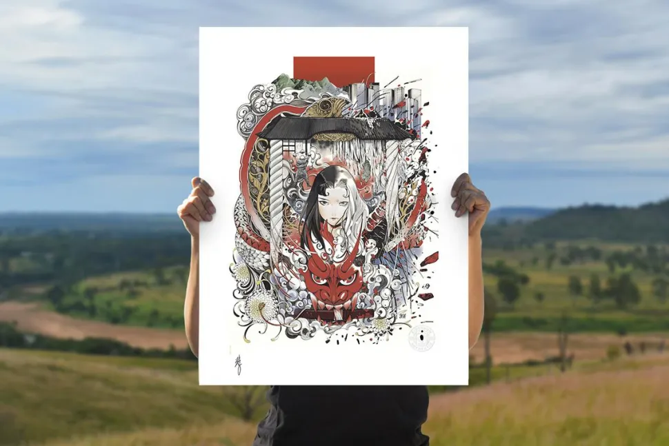 Demon Days - The Yashida Saga Fine Art Print by Peach Momoko