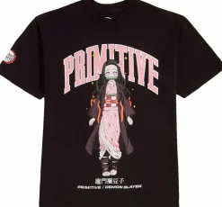 Demon Slayer - Demon Slayer x Primitive Nezuko Kamado Heavy Black T-Shirt