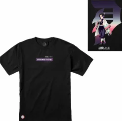 Demon Slayer - Demon Slayer x Primitive Shinobu Kocho Dirty P Black T-Shirt