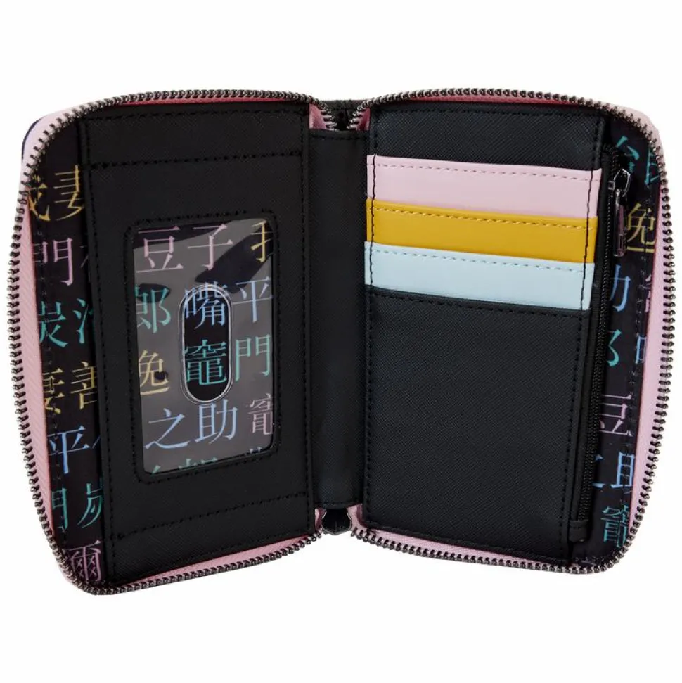 Demon Slayer - Heroes Group 4" Faux Leather Zip-Around Wallet