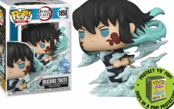 Demon Slayer - Muichiro Tokito (Mist Breathing) Pop! Plus Vinyl Figure in Acrylic Pop! Protector (Popcultcha Exclusive)