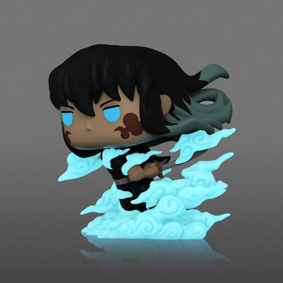 Demon Slayer - Muichiro Tokito (Mist Breathing) Pop! Plus Vinyl Figure in Acrylic Pop! Protector (Popcultcha Exclusive)