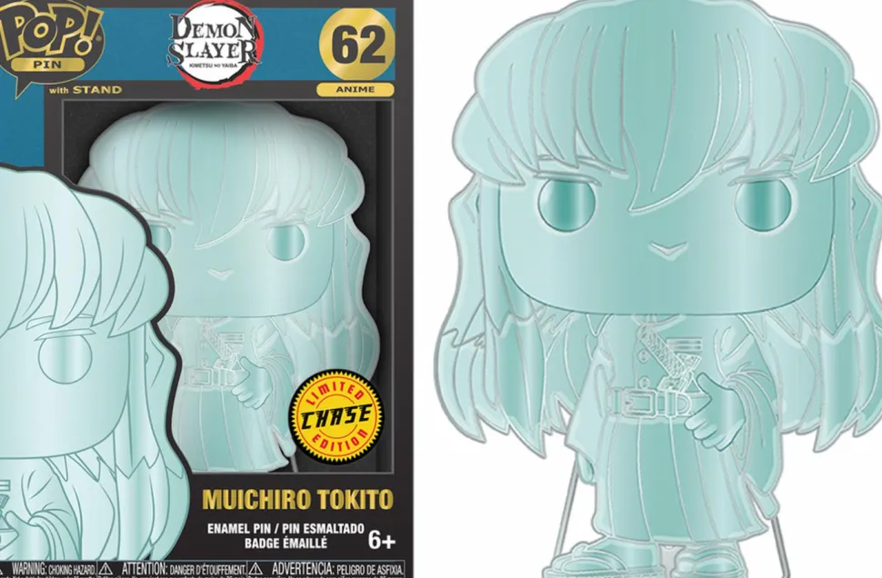 Demon Slayer - Muichiro Tokito Glow-in-the-Dark 4" Pop! Enamel Pin