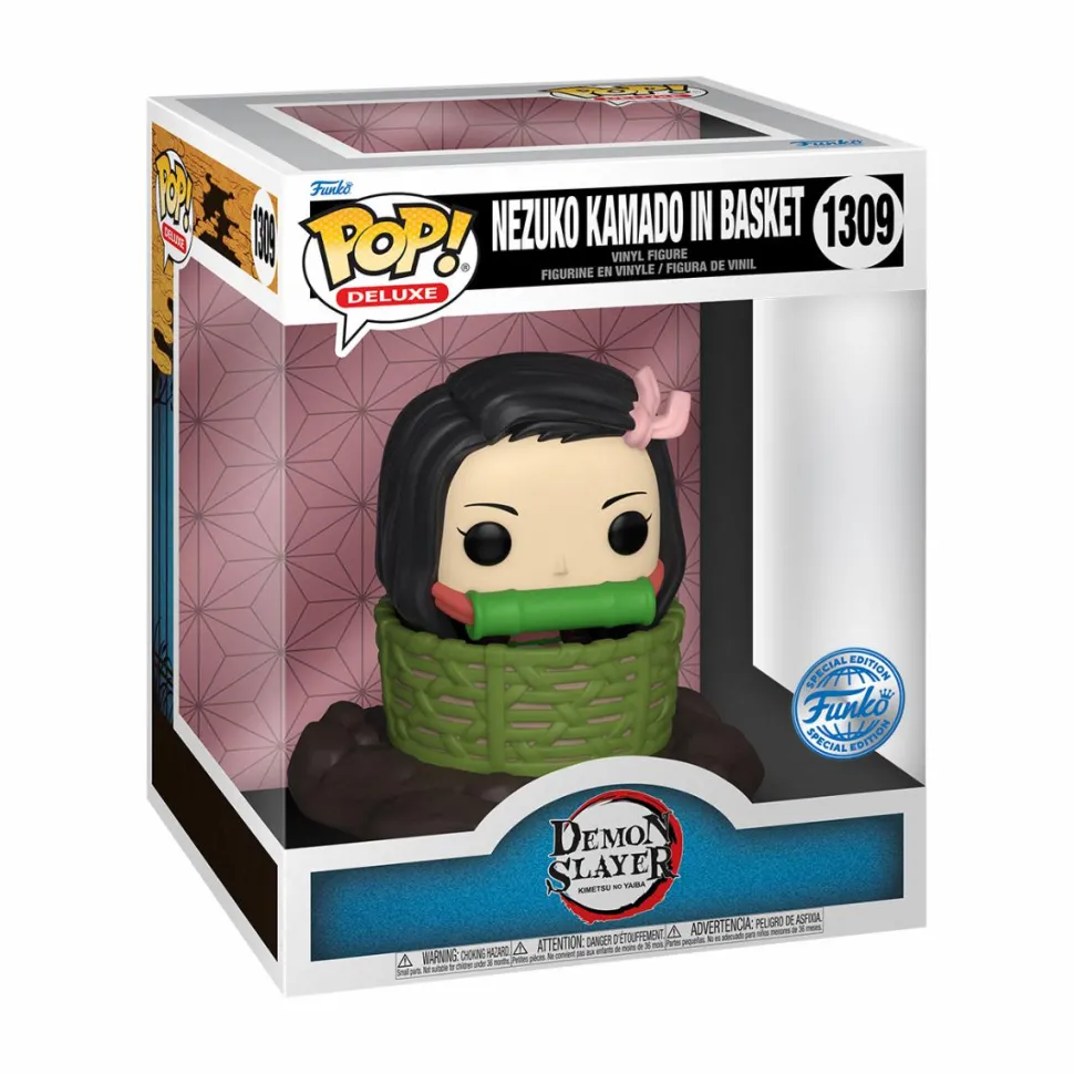 Demon Slayer - Nezuko Kamado in Basket Deluxe Pop! Vinyl Figure