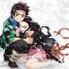 Demon Slayer - Tanjiro and Nezuko Snow Poster (006)