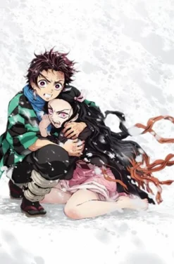 Demon Slayer - Tanjiro and Nezuko Snow Poster (006)