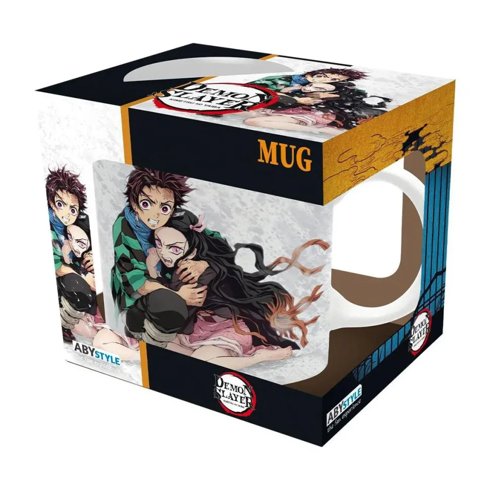 Demon Slayer - Tanjiro and Nezuko Snow Ceramic Mug