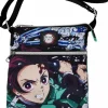 Demon Slayer - Tanjiro Kamado Checkerboard Passport Crossbody Bag