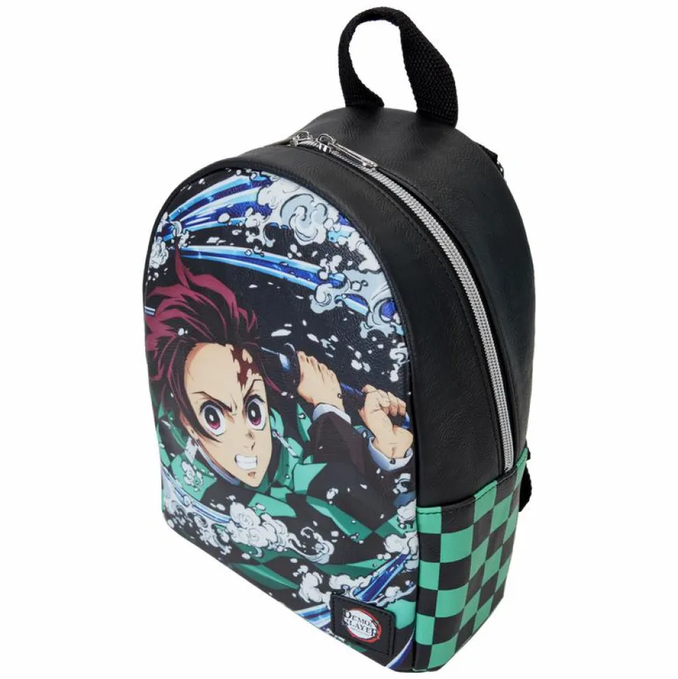 Demon Slayer - Tanjiro Kamado Checkerboard Mini Backpack