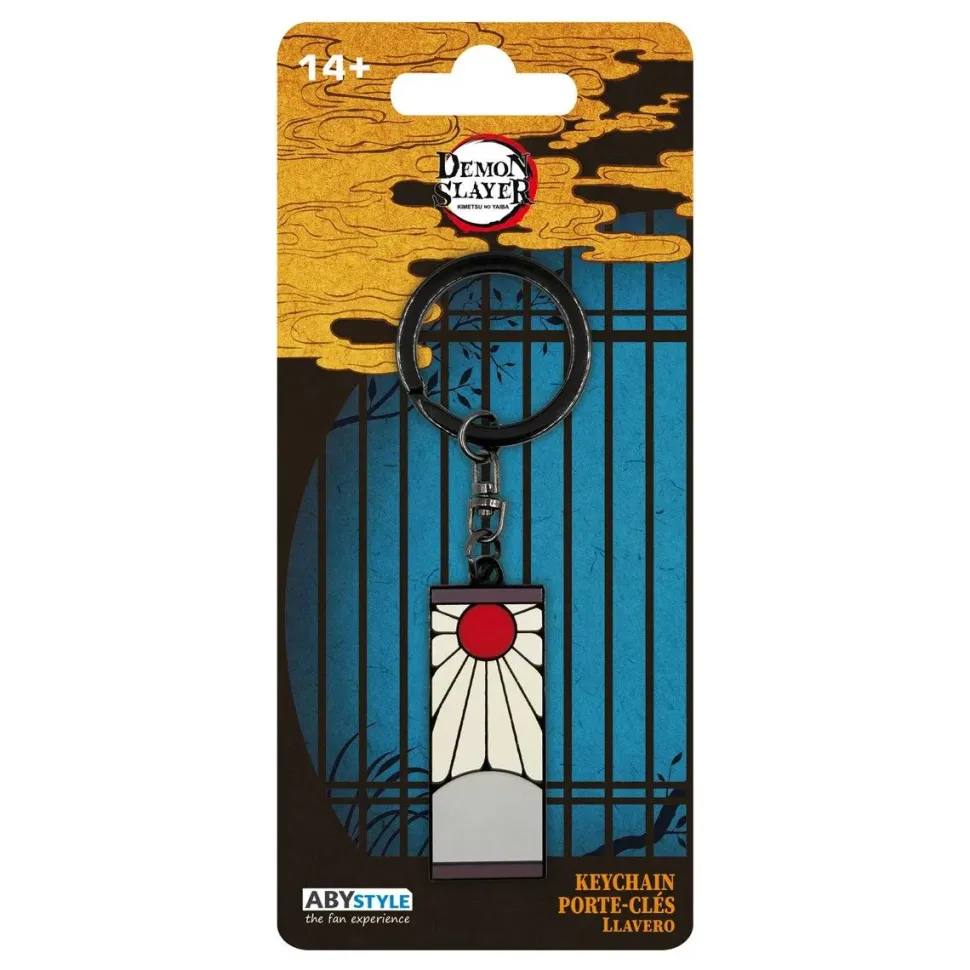 Demon Slayer - Tanjiro's Hanafuda Earring Keychain