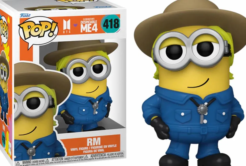 Despicable Me 4 x BTS - RM Minion Pop! Vinyl Figure