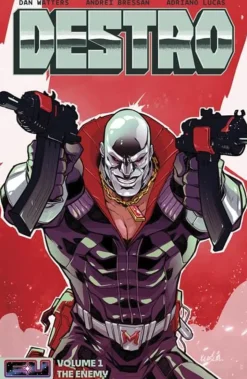 Destro - Volume 01 The Enemy (Energon Universe) Trade Paperback Book (Direct Market DM Variant Cover)