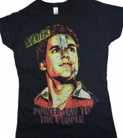Dexter - Black Power-Saw To The People Female T-Shirt