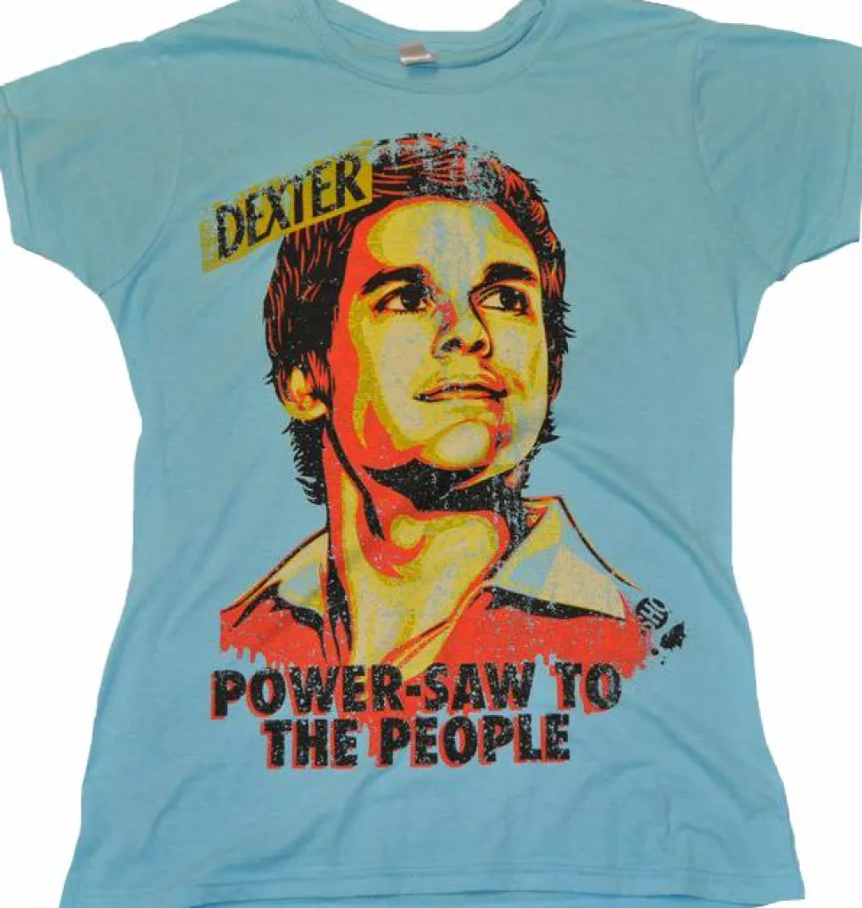 Dexter - Blue Power-saw to the People Female T-Shirt