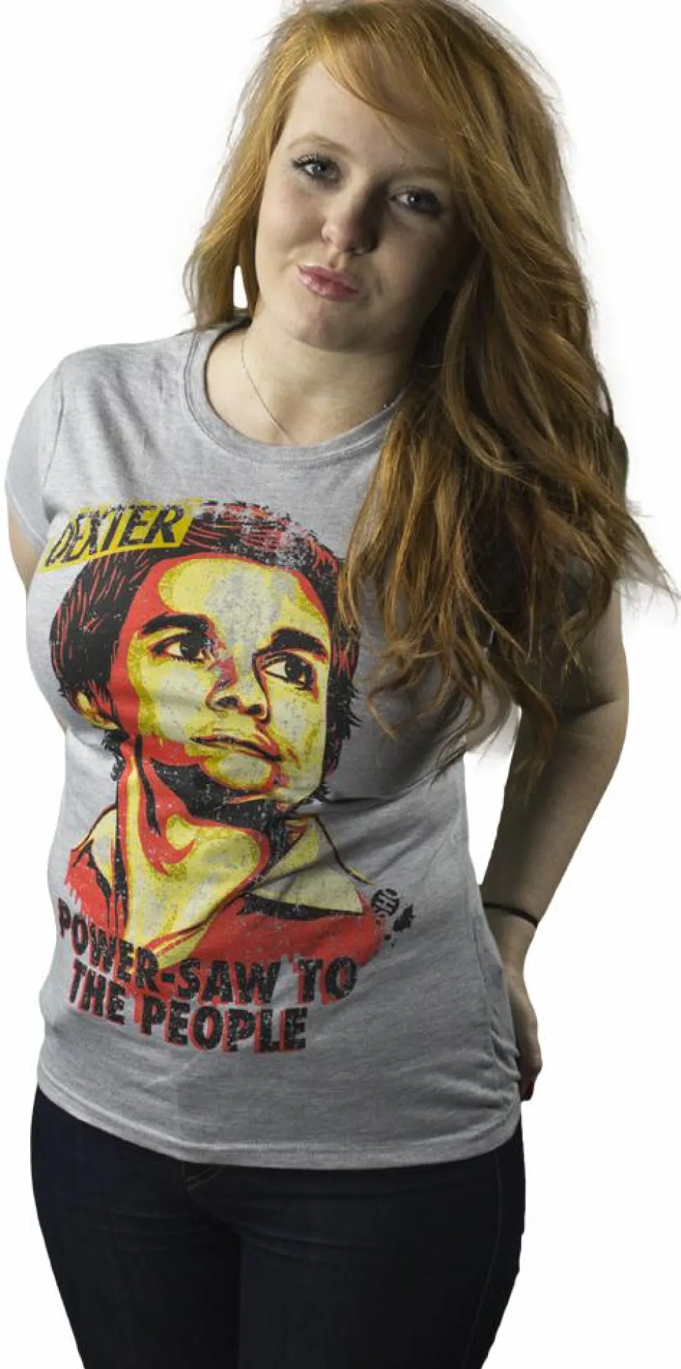 Dexter - Grey Power-saw to the People Female T-Shirt