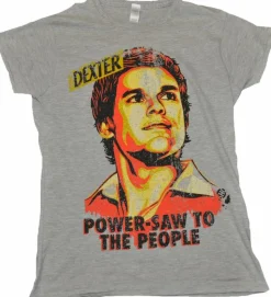 Dexter - Grey Power-saw to the People Female T-Shirt