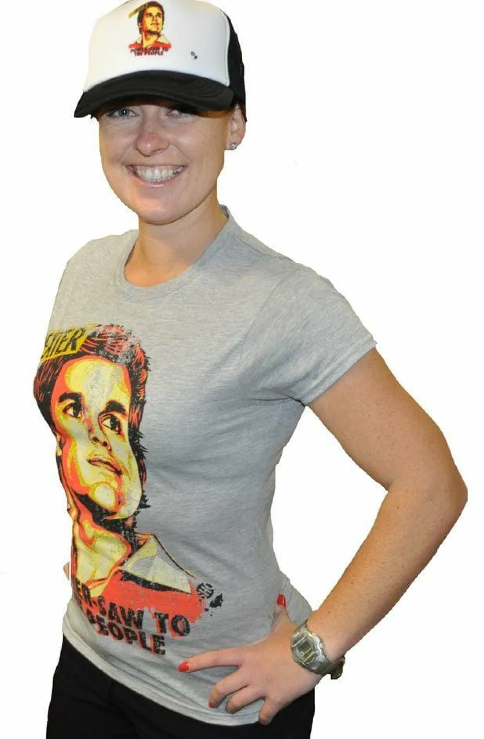 Dexter - Grey Power-saw to the People Female T-Shirt