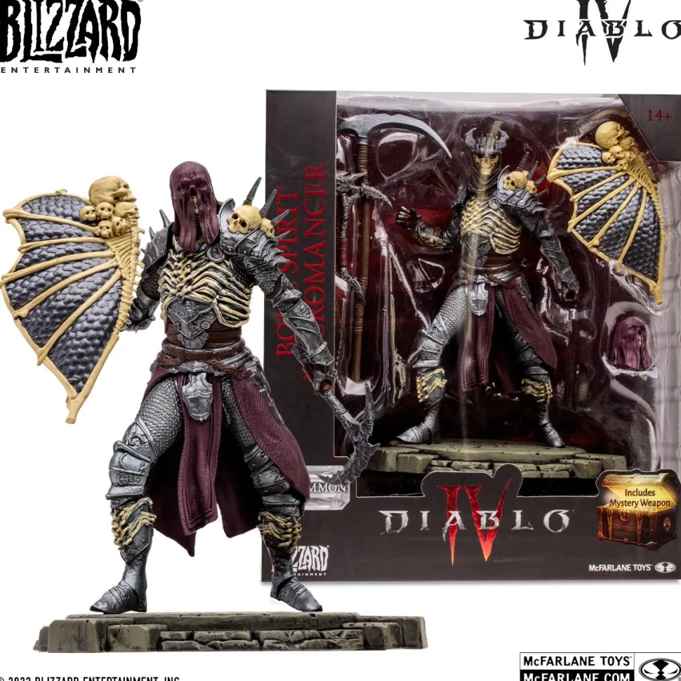 Diablo IV - Bone Spirit Necromancer (Common) 1/12th Scale Posed Figure