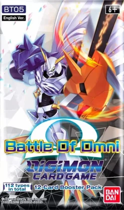 Digimon - Battle of Omni Card Game Booster Pack (12 Cards)