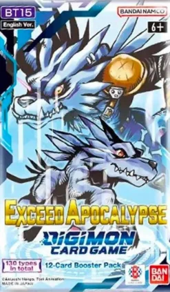 Digimon - Card Game Exceed Apocalypse BT15 Booster Pack (12 Cards)