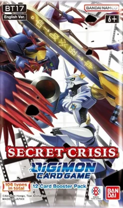 Digimon - Card Game Secret Crisis BT17 Booster Pack (12 Cards)