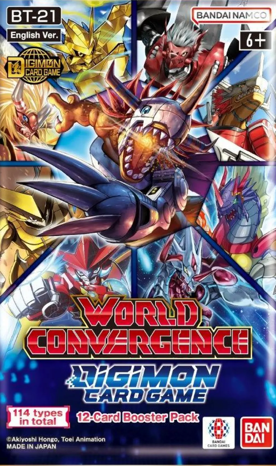 Digimon - Card Game World Convergence BT21 Booster Pack (12 Cards)