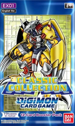 Digimon - Classic Collection Card Game Booster Pack (12 Cards)