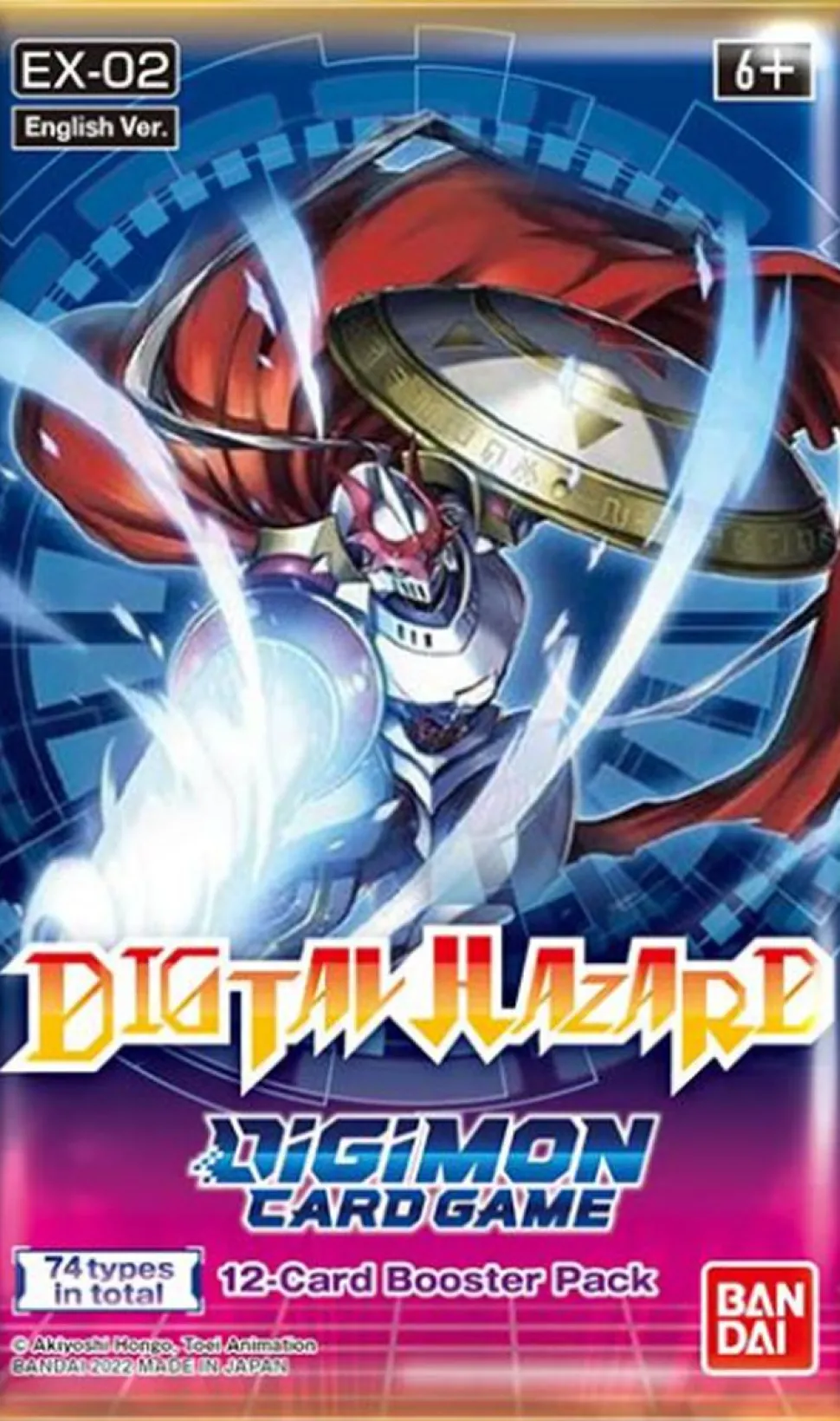 Digimon - Digital Hazard Card Game Booster Pack (12 Cards)