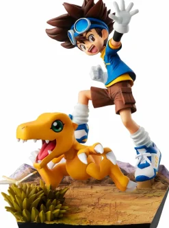 Digimon Adventure (1999) - Yagami Taichi & Agumon 20th Anniversary G.E.M. 4" PVC Statue