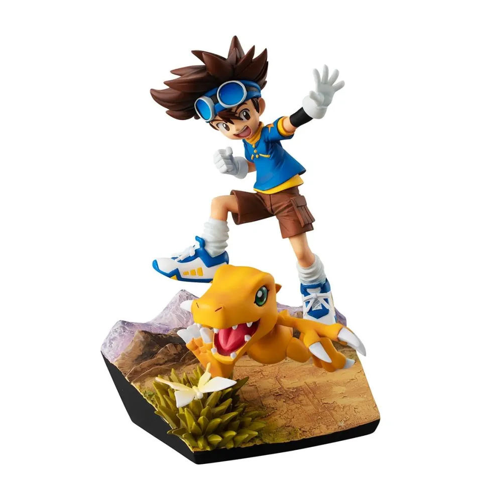 Digimon Adventure (1999) - Yagami Taichi & Agumon 20th Anniversary G.E.M. 4" PVC Statue