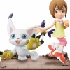 Digimon Adventure - Hikari & Tailmon DXF Adventure Archives 4" PVC Statue