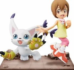 Digimon Adventure - Hikari & Tailmon DXF Adventure Archives 4" PVC Statue