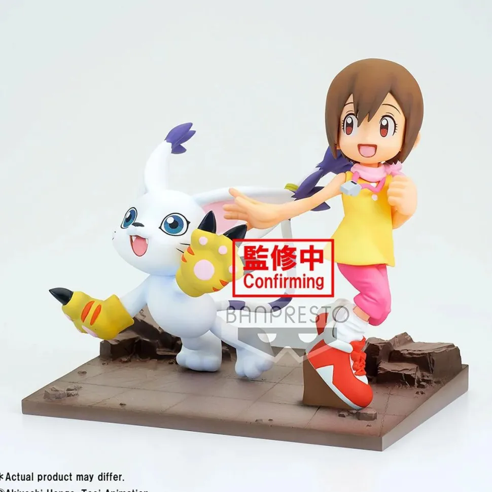 Digimon Adventure - Hikari & Tailmon DXF Adventure Archives 4" PVC Statue
