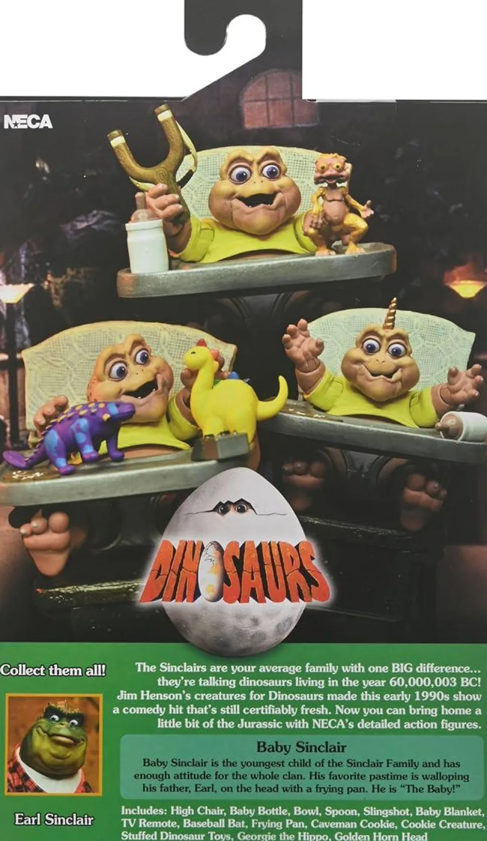 Dinosaurs (1991) - Baby Sinclair Ultimate 7" Scale Action Figure