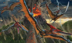 Dinosaurs - Curious, Eruption & Protection Fine Art Print Bundle by Vincent Hie (Set of 3)