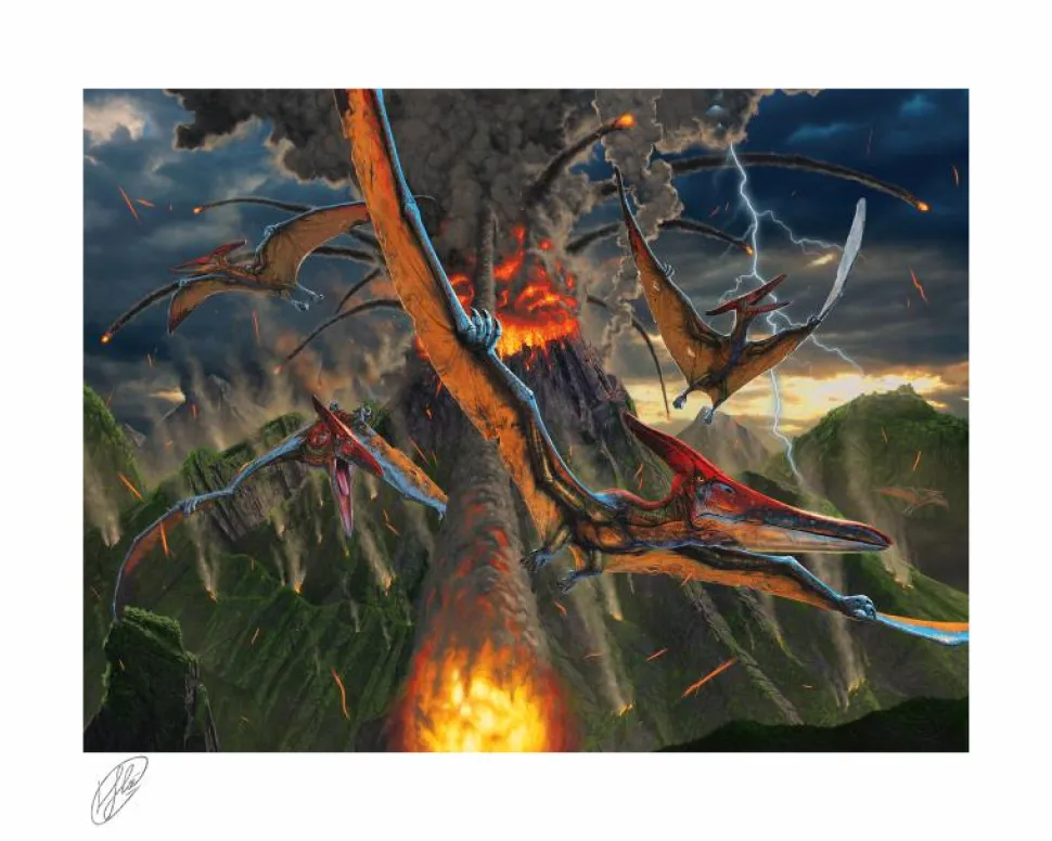 Dinosaurs - Eruption Fine Art Print Vincent Hie